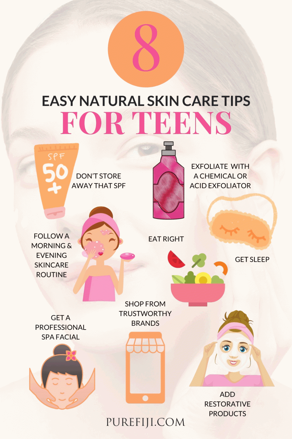 Picture of: Back to School:  Easy Natural Skin Care Tips for Teens – Pure