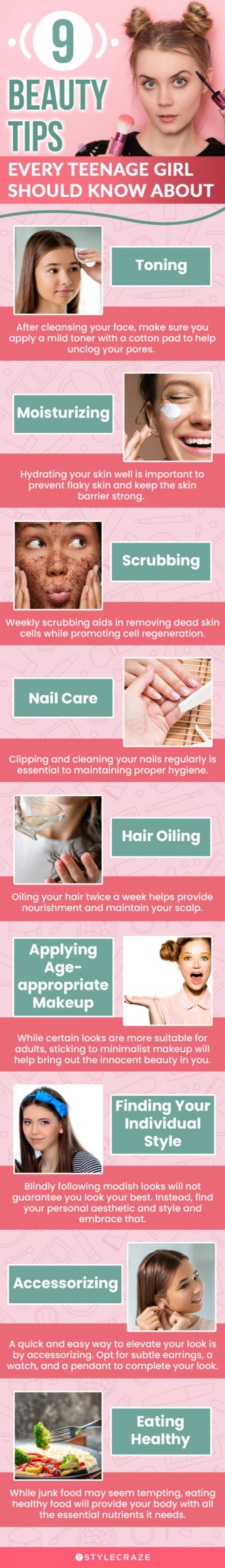 Picture of: Essential And Simple Beauty Tips For Teenage Girls To Look Flawless