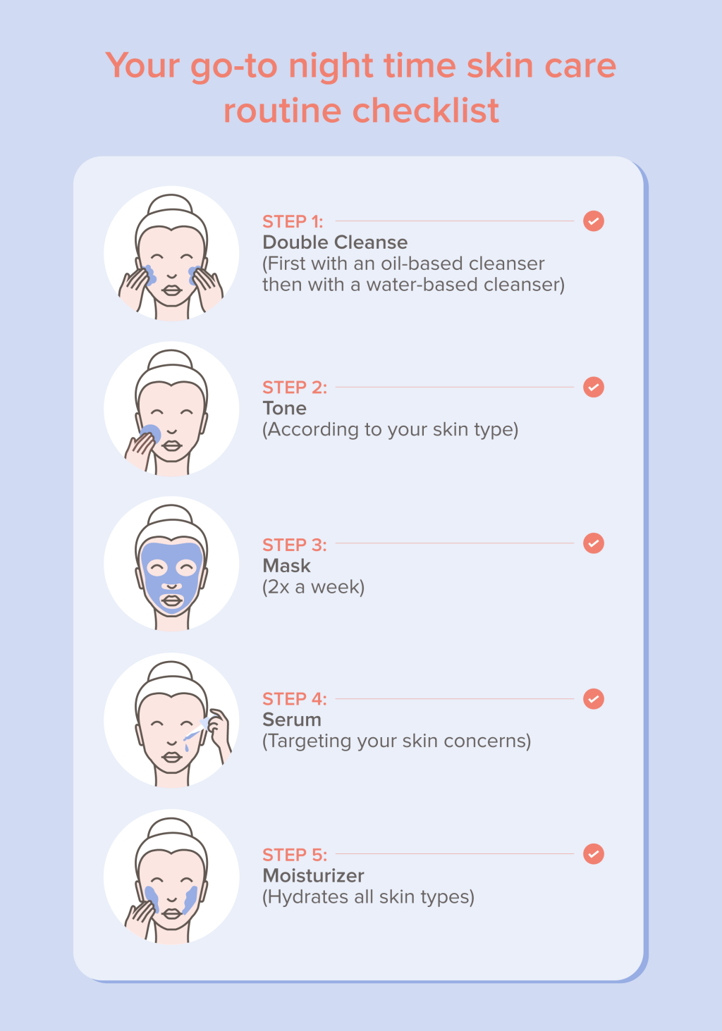 Picture of: The only nighttime skincare routine you need – In Sync Blog By Nua