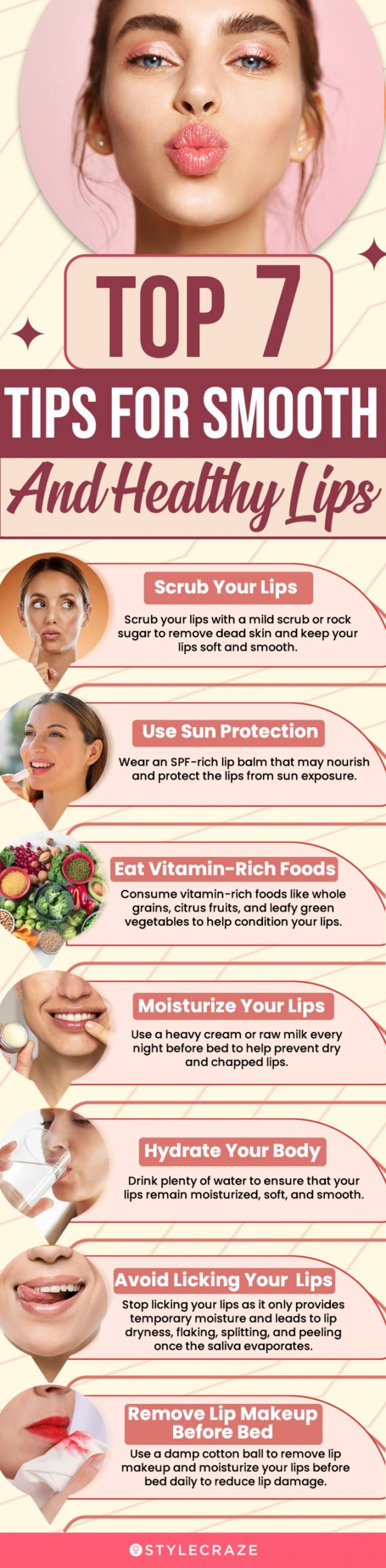 Picture of: Top  Lip Care Tips: How To Take Care of Your Lips Naturally?